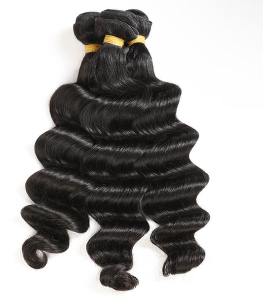 3 Raw Loose Wave Indian Hair Bundles