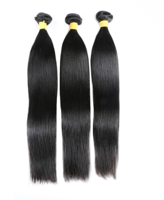 3 Straight Brazilian Hair Bundles